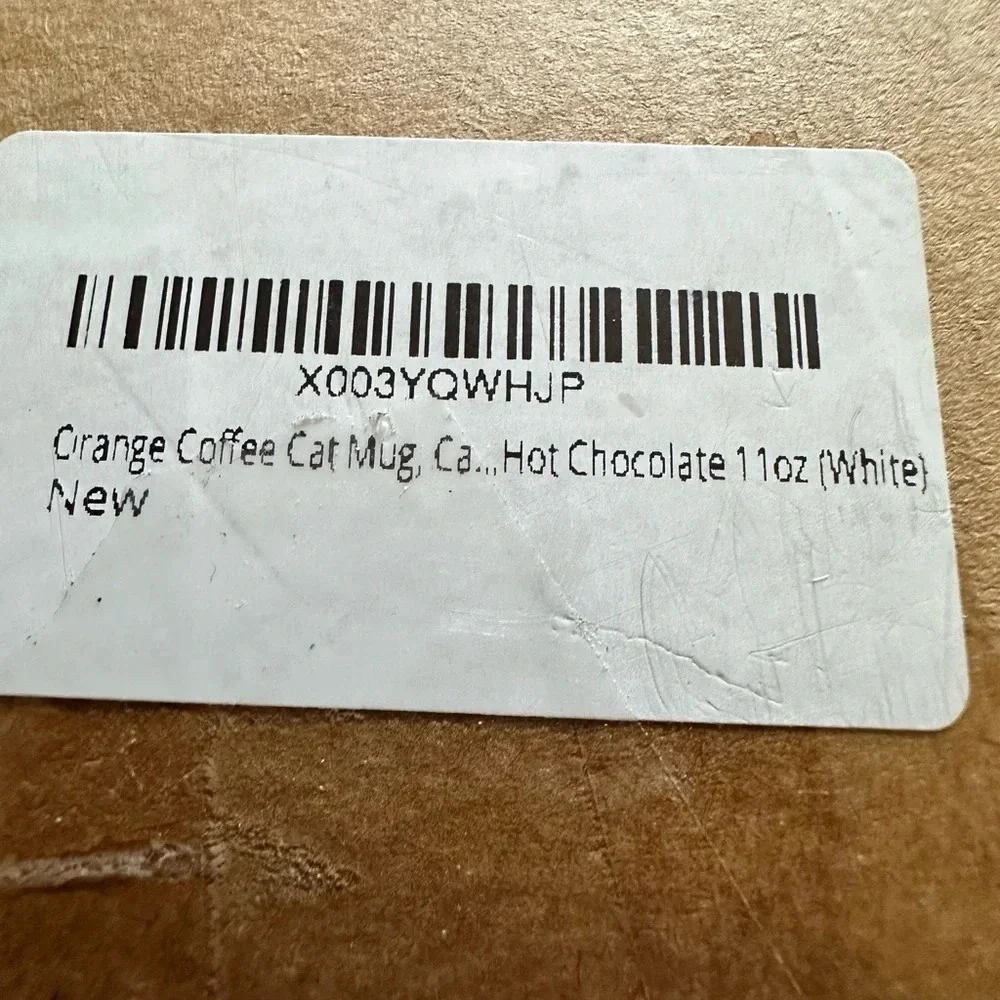 NIB Orange Cat Lovers Mug